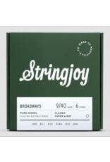 Stringjoy Stringjoy Broadway Pure Nickel Super Light 9-40