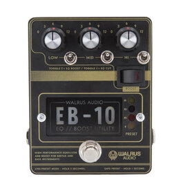 Walrus Audio Walrus Audio EB-10 Preamp/EQ/Boost (Black)