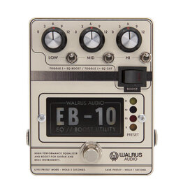 Walrus Audio Walrus Audio EB-10 Preamp/EQ/Boost (Cream)