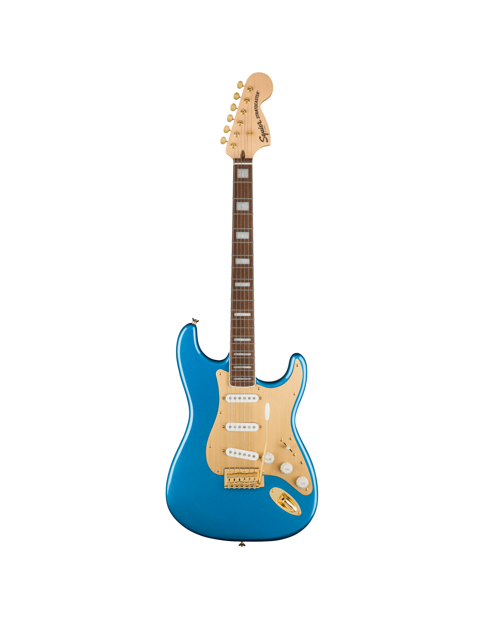 Squier Squier 40th Anniversary Stratocaster, Gold Edition, Lake Placid Blue