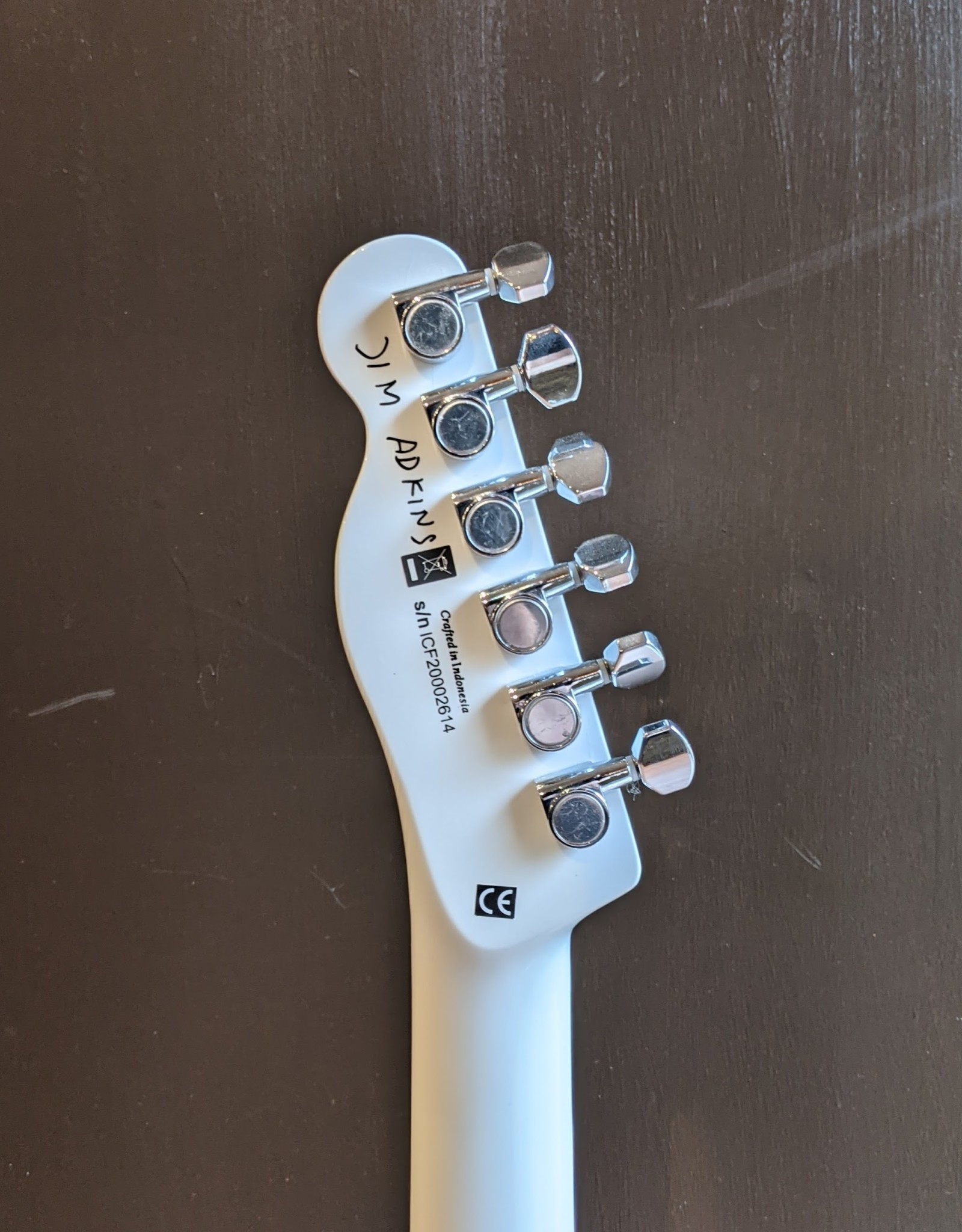Fender Fender Jim Adkins JA-90 Telecaster Thinline, White, USED