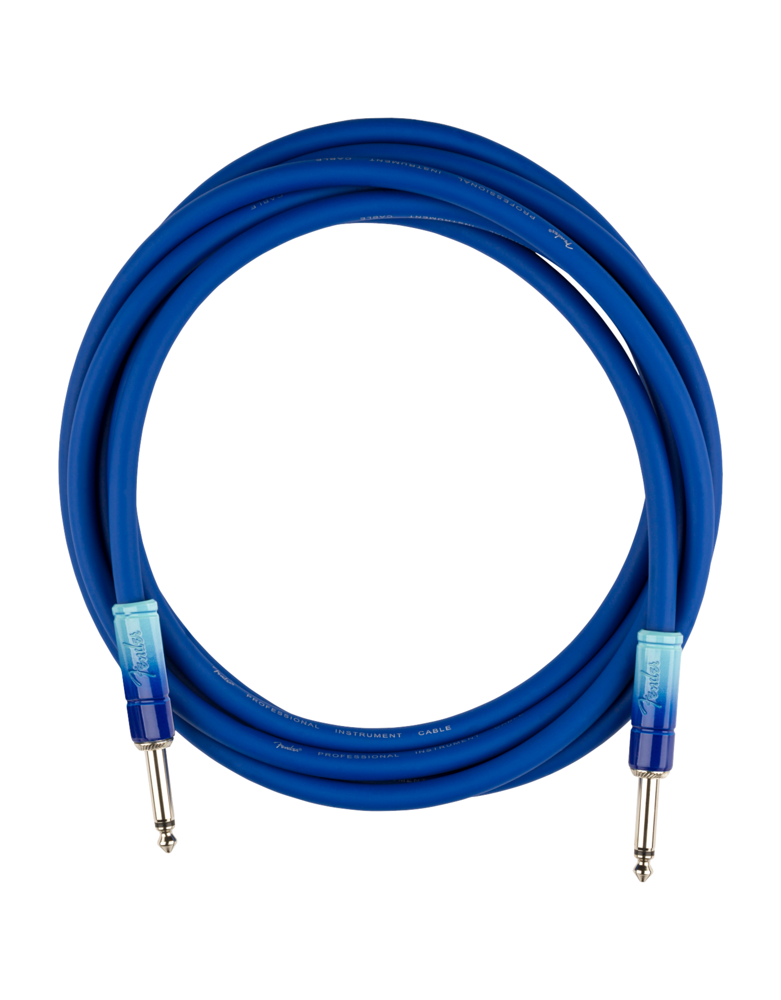 Fender Fender 10' Ombré Instrument Cable, Belair Blue