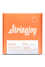 Stringjoy Stringjoy Foxwoods Extra Light Gauge (10-50) Coated Phosphor Bronze Acoustic Guitar Strings