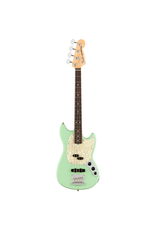 Fender Fender American Performer Mustang Bass, Satin Surf Green w/ Deluxe Gig Bag