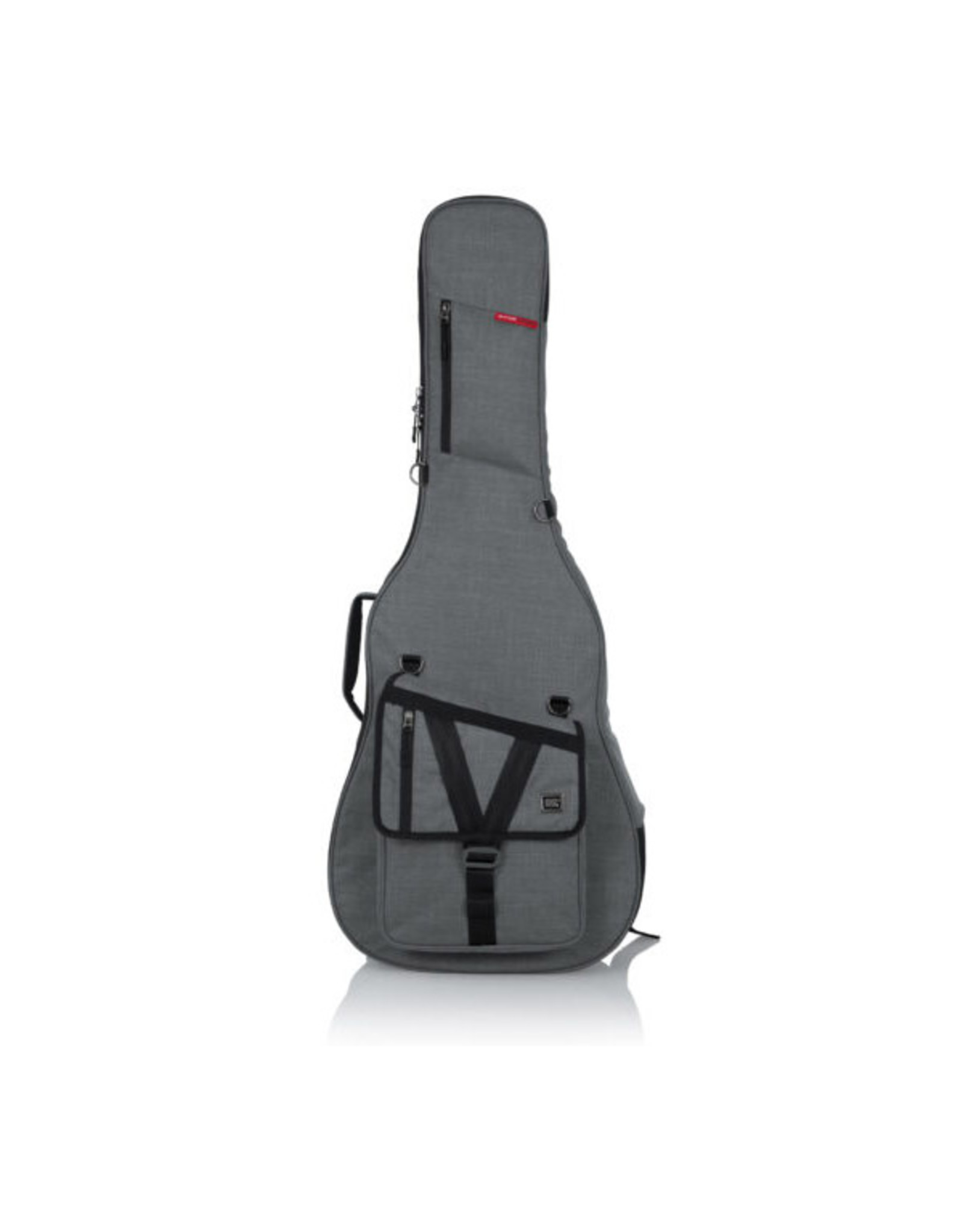 Gator Gator Transit Series Acoustic Guitar Gig Bag with Light Grey Exterior