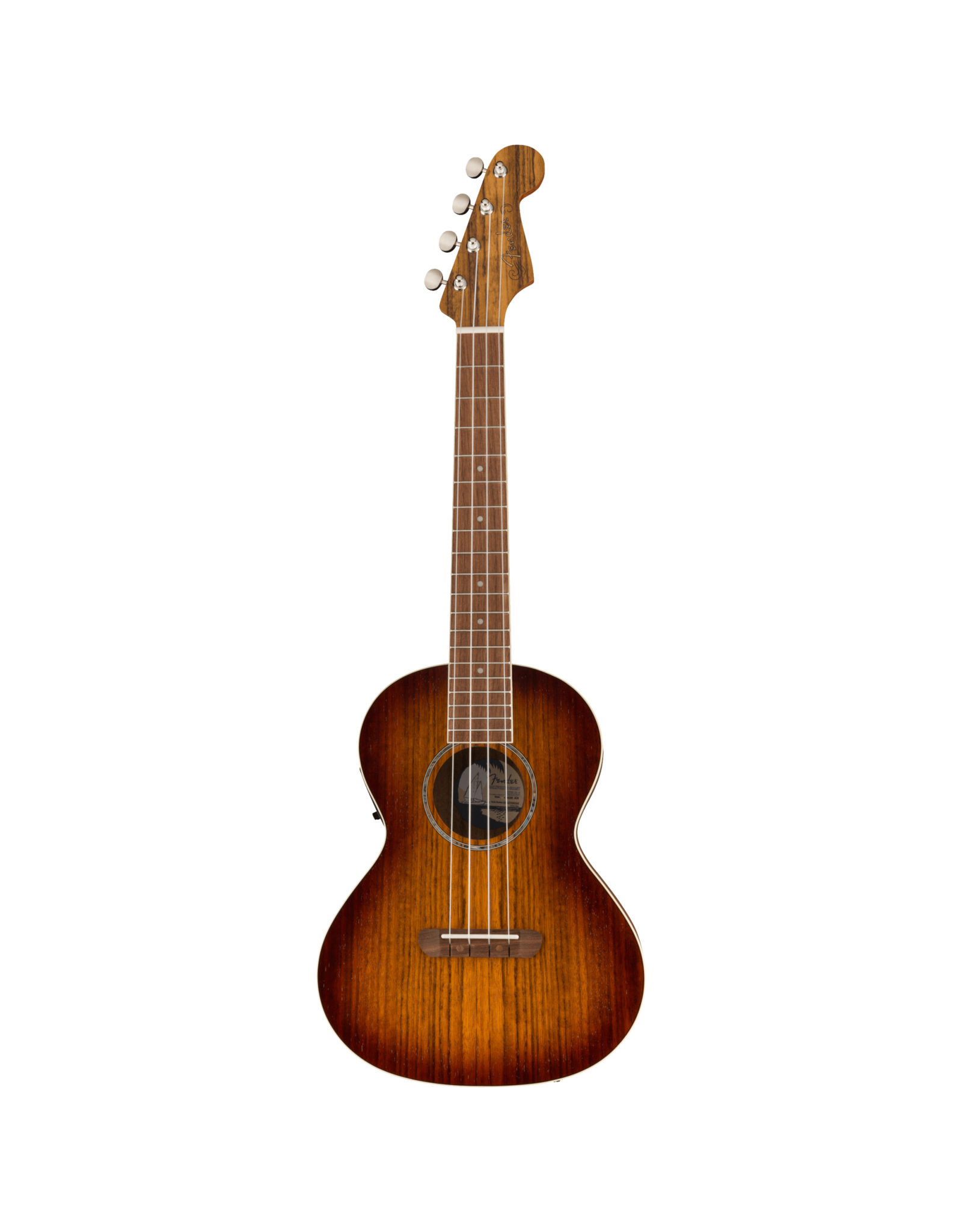 Fender Fender Rincon Tenor Ukulele,  Aged Cognac Burst w/ Gig Bag