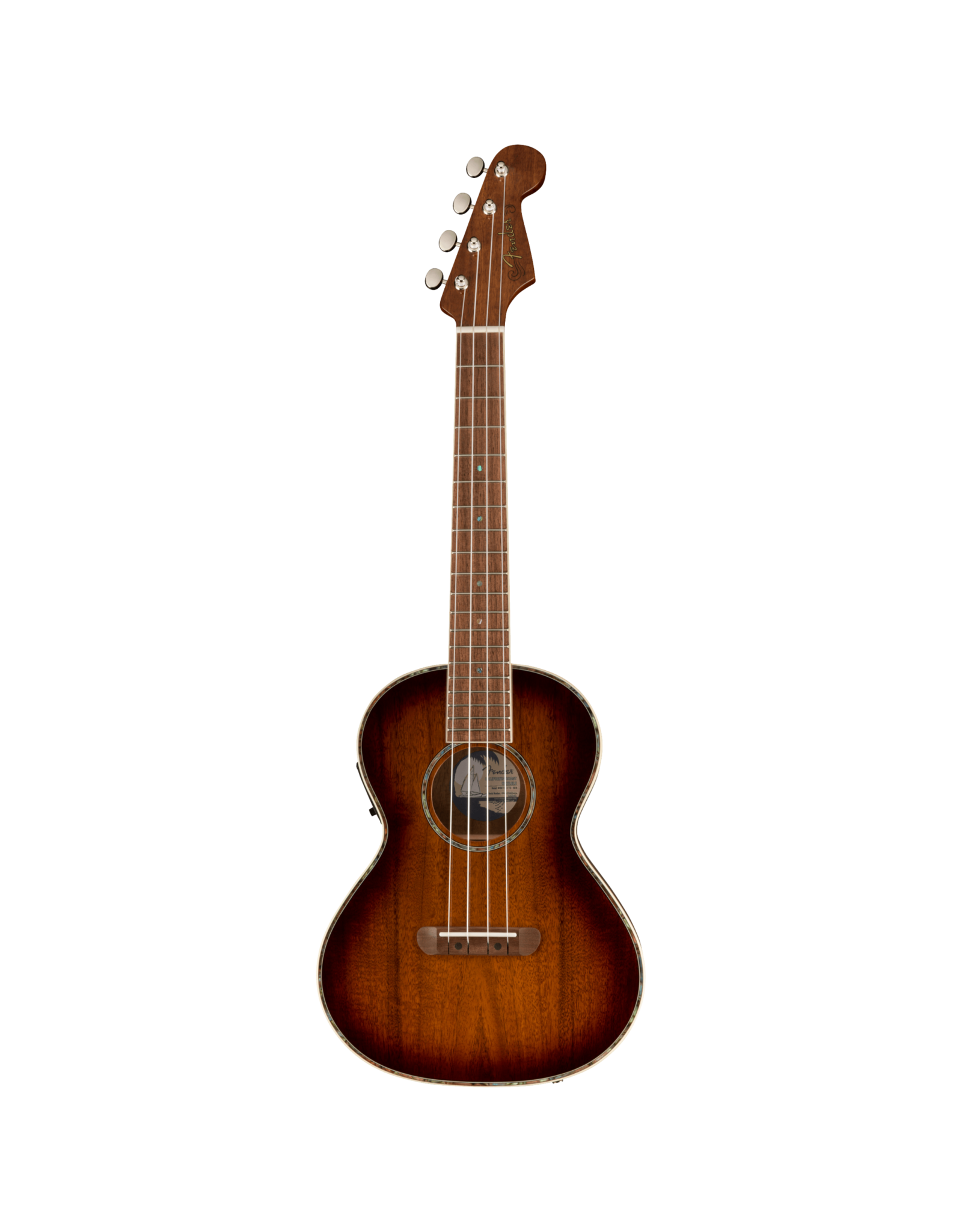 Fender Fender Montecito Tenor Ukulele,  Shaded Edge Burst w/ Gig Bag
