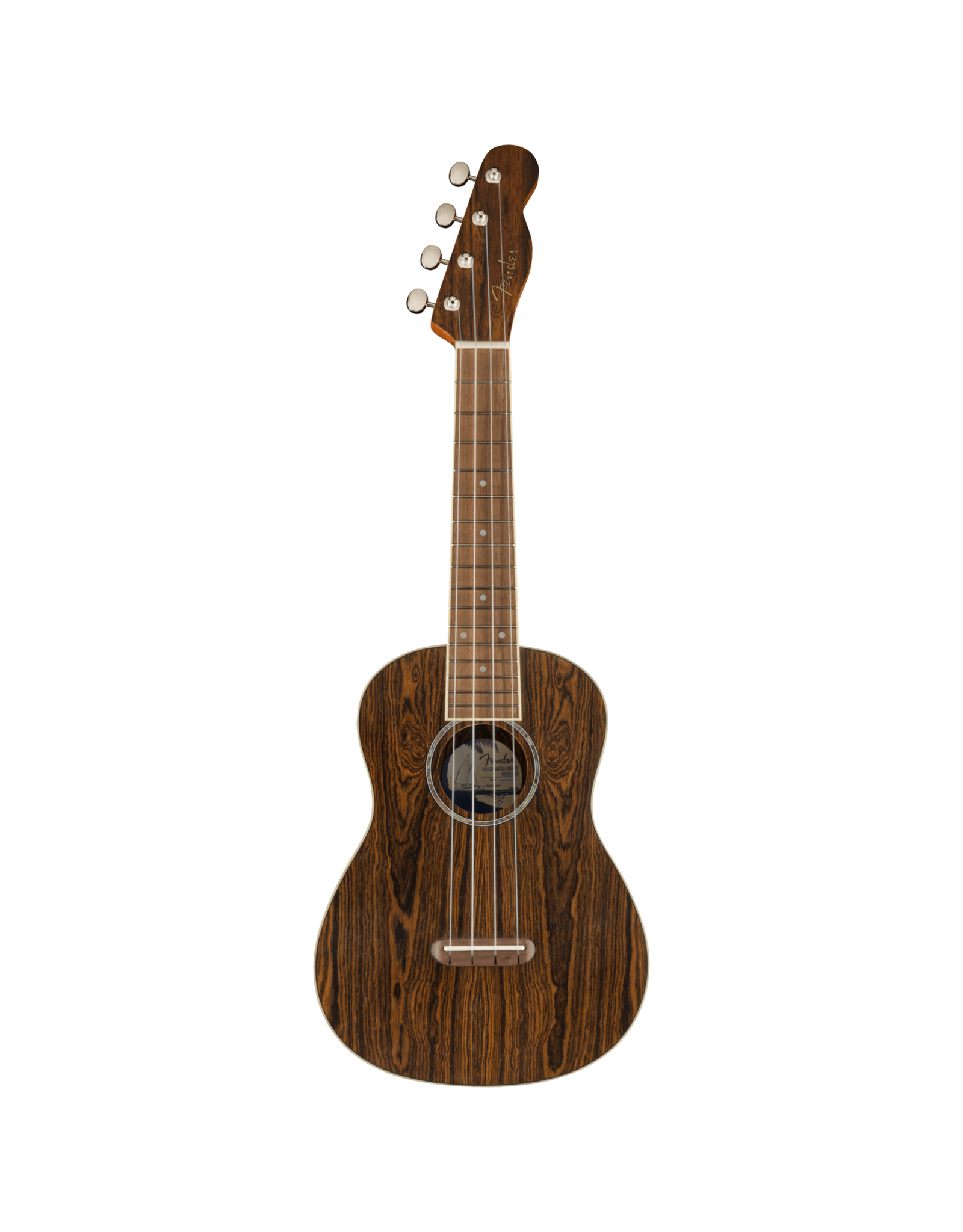 Fender Fender Zuma Exotic Concert Ukulele, Bocote