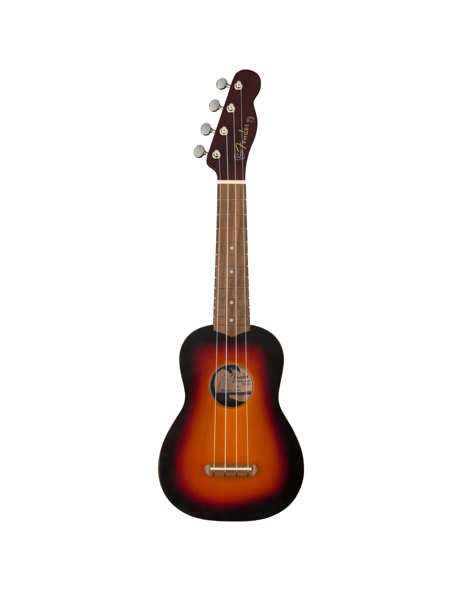 Fender Fender Venice Soprano Ukulele, 2-Color Sunburst