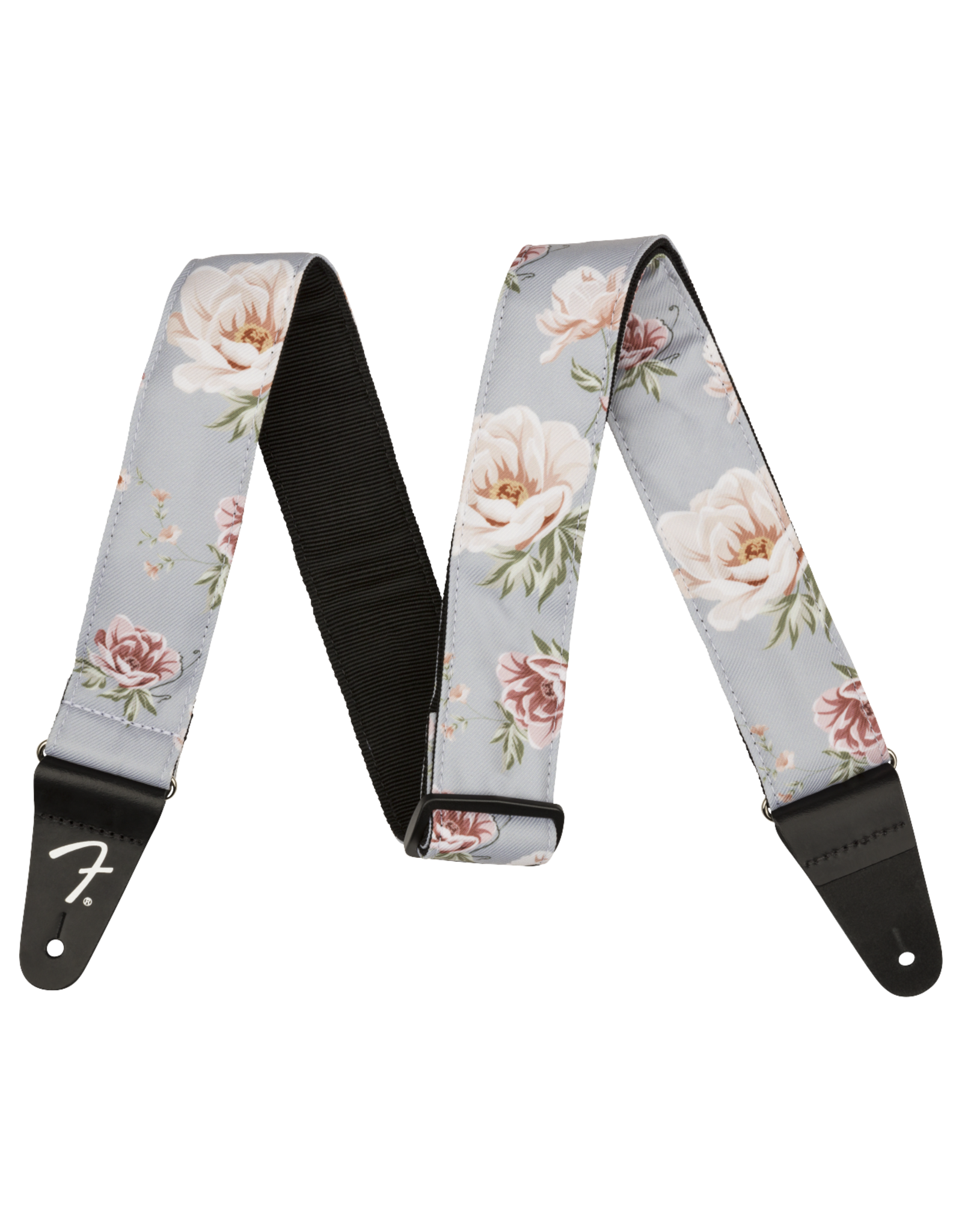 Fender Fender Floral Strap, Gray, 2"