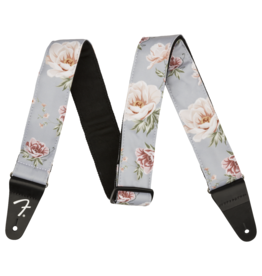 Fender Fender Floral Strap, Gray, 2"