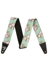 Fender Fender Floral Strap, Surf Green