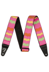 Fender Fender MonoNeon Woven Strap, Neon Pink, 2"