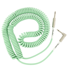 Fender Fender Original Series Coil Cable, Straight-Angle, 30', Surf Green