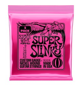 Ernie Ball Ernie Ball Super Slinky Nickel Wound Electric Guitar Strings 3 Pack - 9-42 Gauge