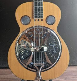 Regal Regal Round Neck Resonator Acoustic Guitar w/ HSC, 1990s, Natural, Used