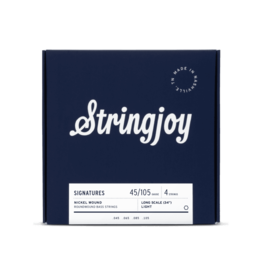 Stringjoy Stringjoy Light Gauge (45-105) 4 String Long Scale Nickel Wound Bass Guitar Strings