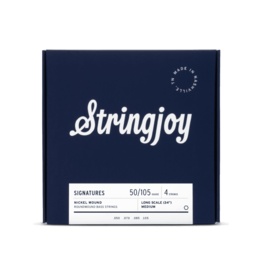 Stringjoy Stringjoy Medium Gauge (50-105) 4 String Long Scale Nickel Wound Bass Guitar Strings