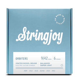 Stringjoy Stringjoy Orbiters | Balanced Super Light Gauge (9-42) Coated Nickel Wound Electric Guitar Strings