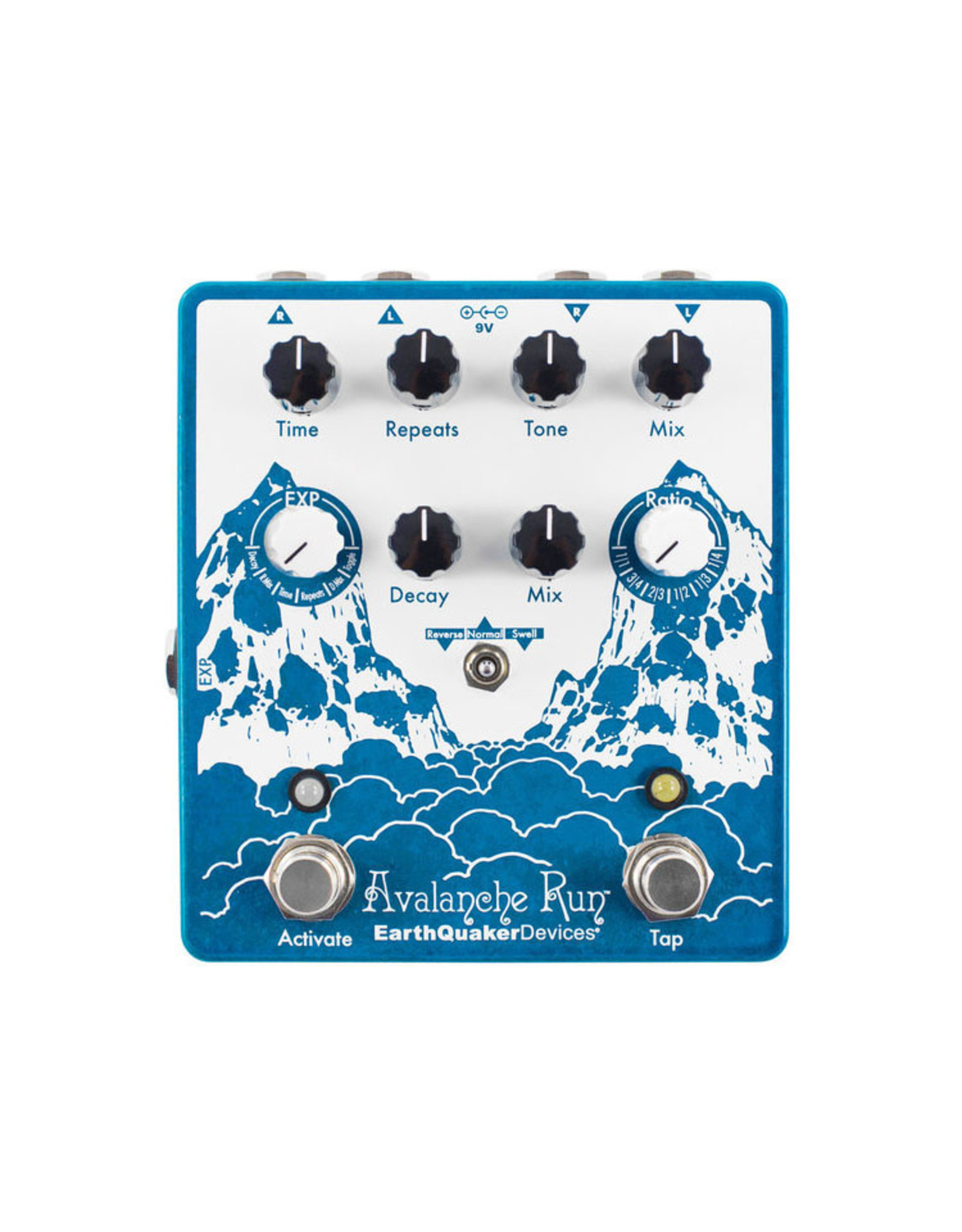 EarthQuaker Devices EarthQuaker Avalanche Run Stereo Delay & Reverb with Tap Tempo V2