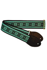 Souldier Souldier Straps GS0909 - Poinsettia Turquoise Guitar Strap