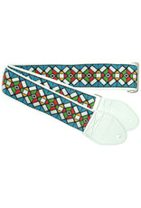 Souldier Souldier Stained Glass - Blue Classic Guitar Strap