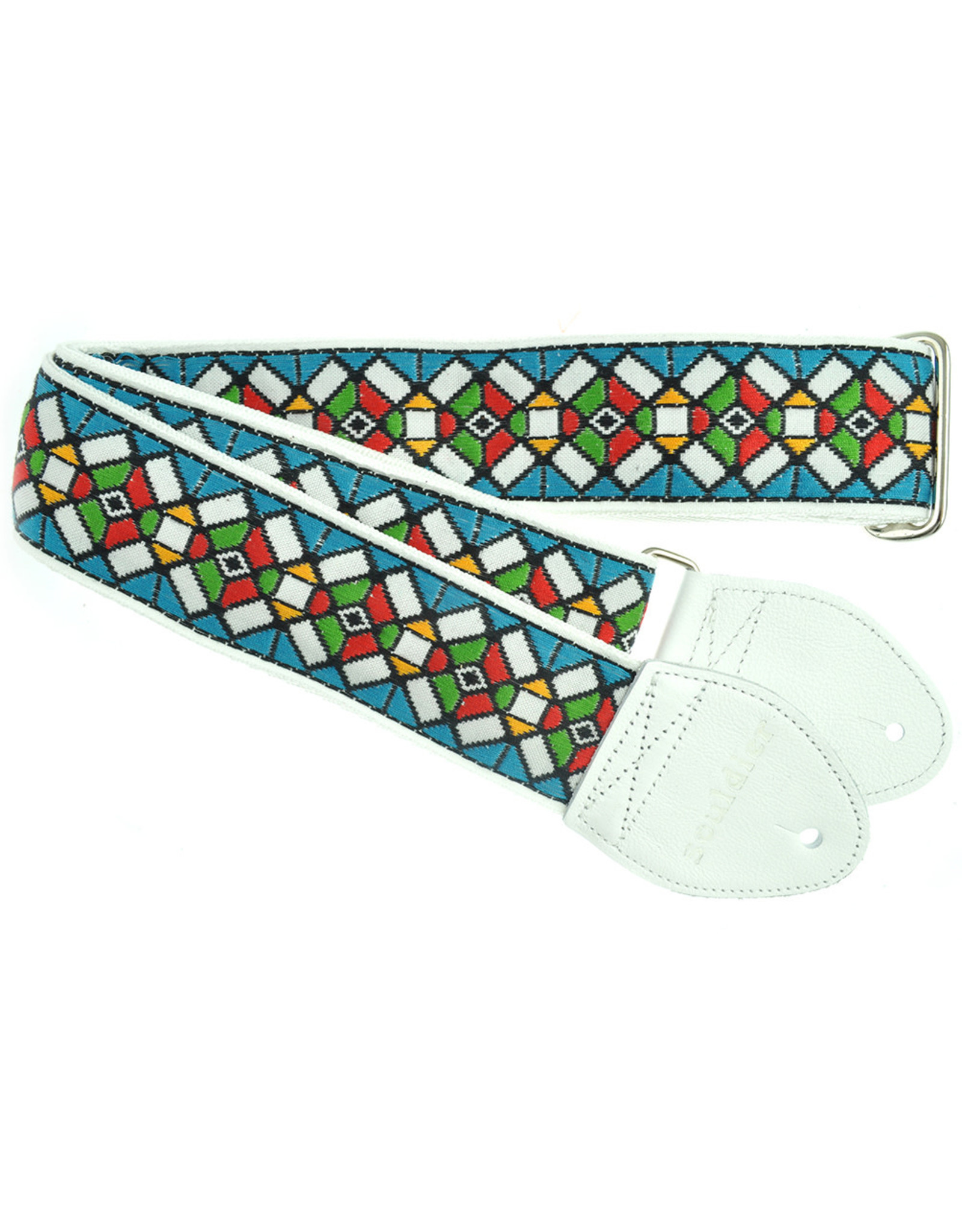 Souldier Souldier Straps GS0177 - Stained Glass Blue Guitar Strap