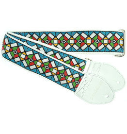 Souldier Souldier Straps GS0177 - Stained Glass Blue Guitar Strap