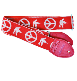 Souldier Souldier Young Peace Dove - Red Classic Guitar Strap