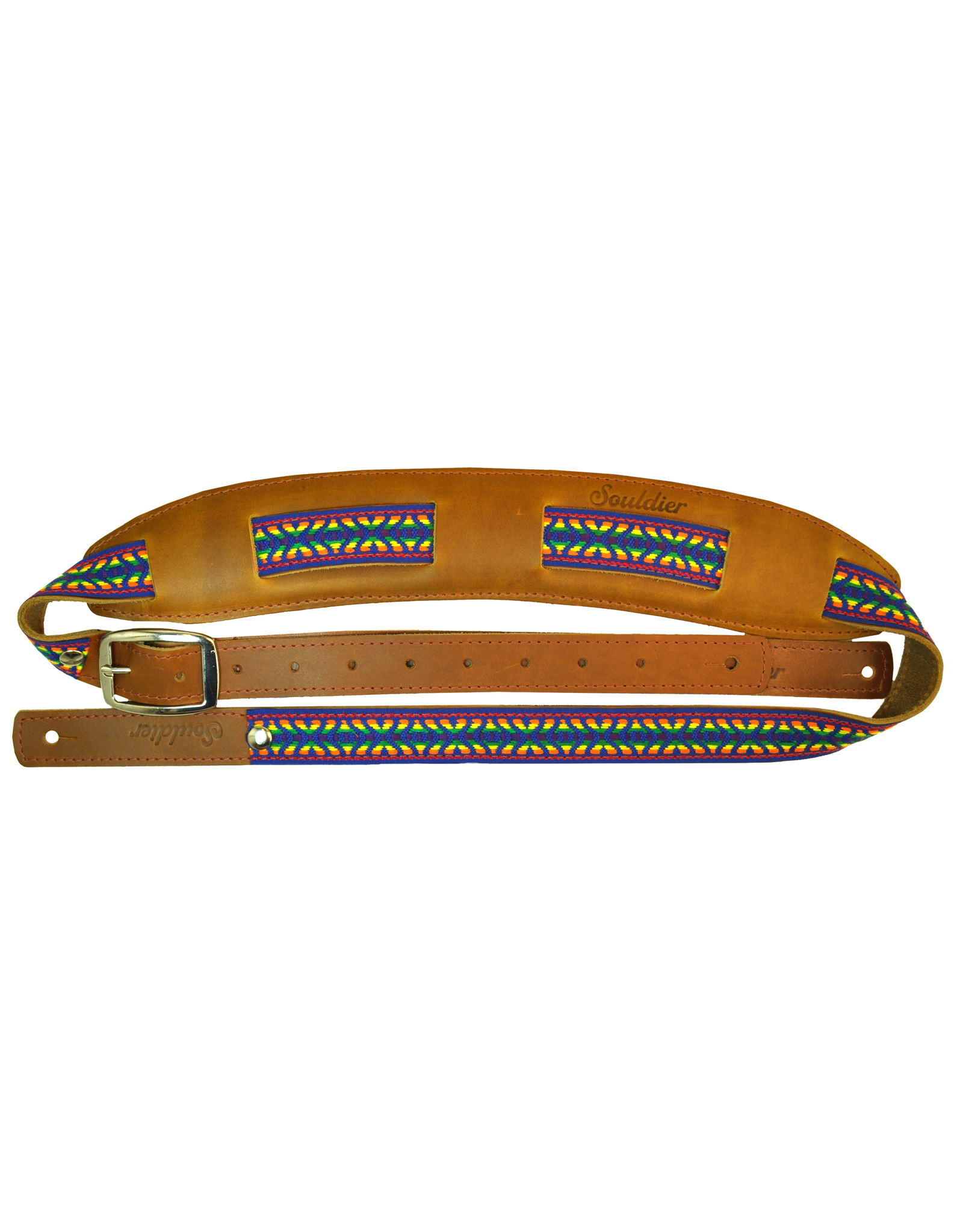 Souldier Souldier Laredo - Rainbow Saddle Strap, Fabric