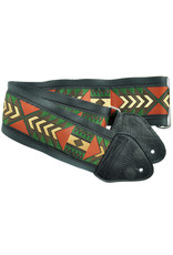 Souldier Souldier Tigard 3" Bass Strap Brown Triangles Guitar Strap