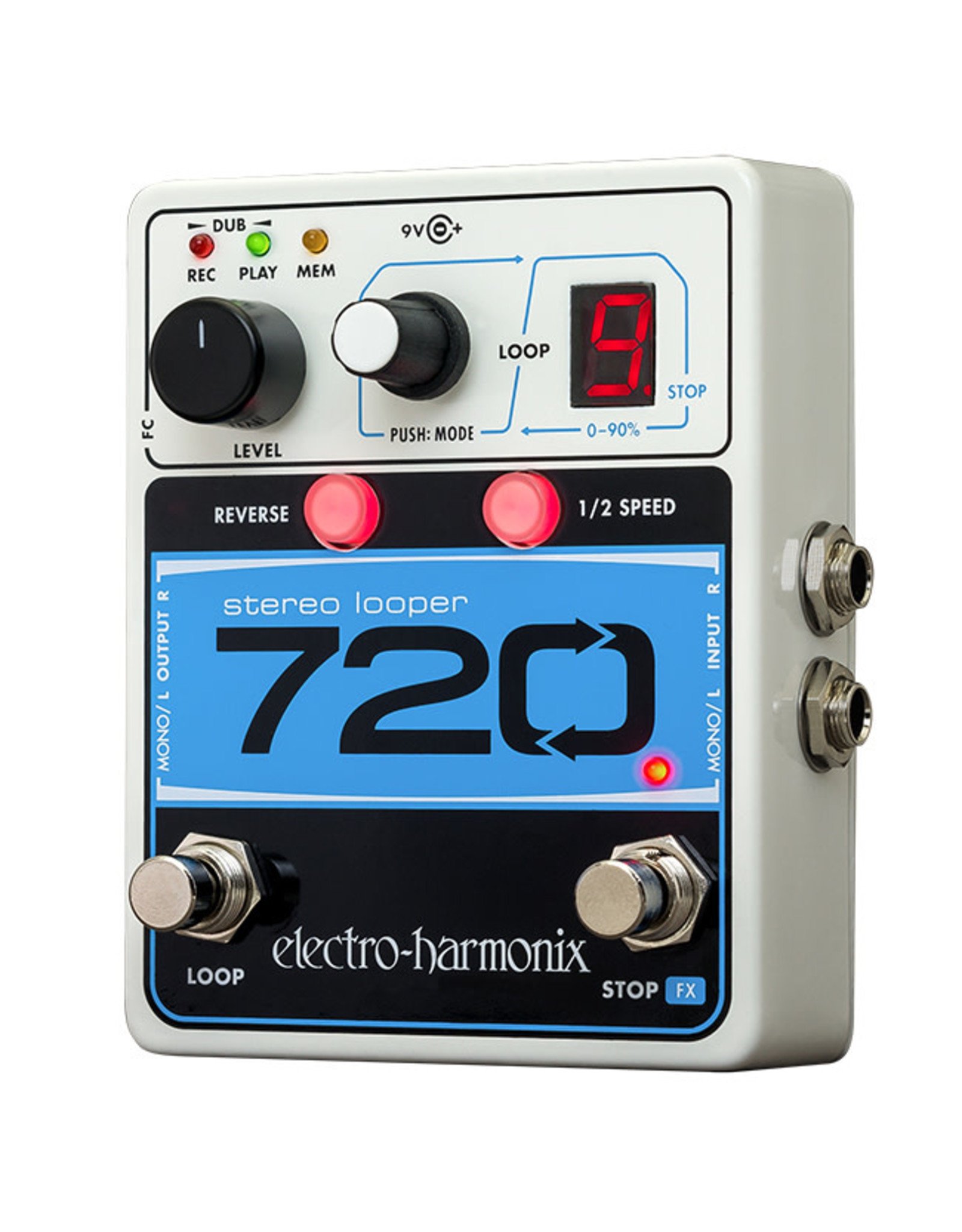 Electro-Harmonix EHX 720 Stereo Looper, 9.6DC-200 PSU included