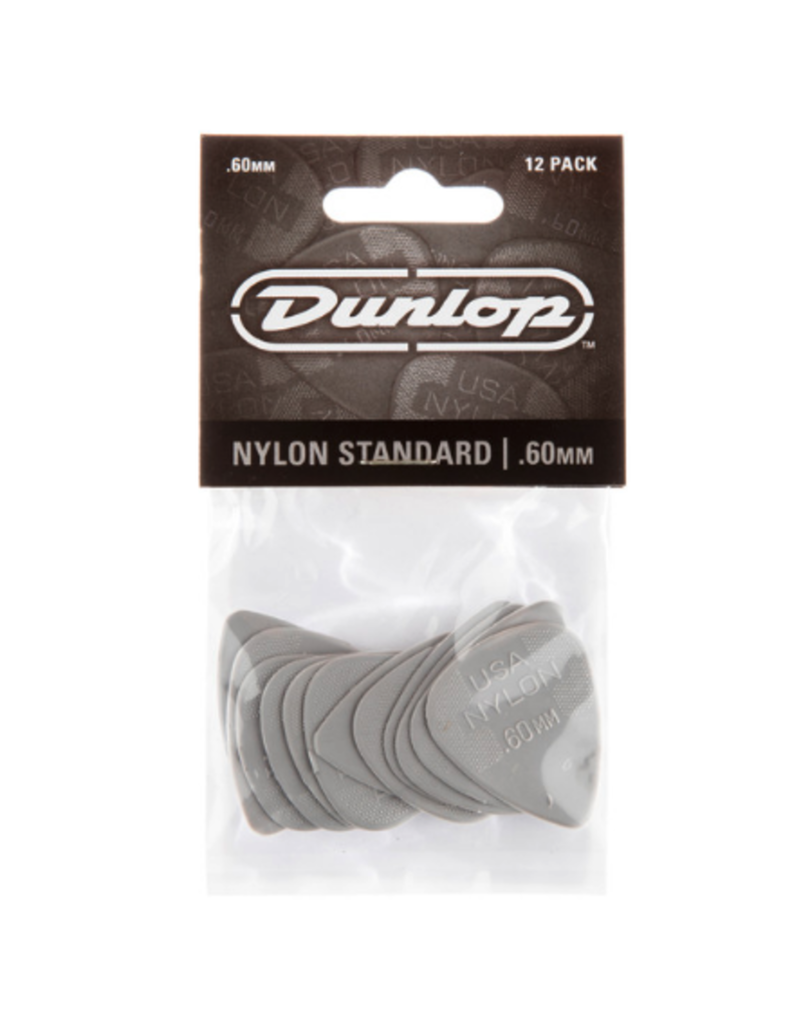 Dunlop Dunlop .60mm Nylon Standard Pick Player Pack (12)