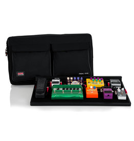 Gator GATOR 30" X 16" Wood Pedal Board w/ Black Nylon Carry Bag; Includes G-Bus-8 Power Supply W/ (8) 9V & (3) 18V Outputs