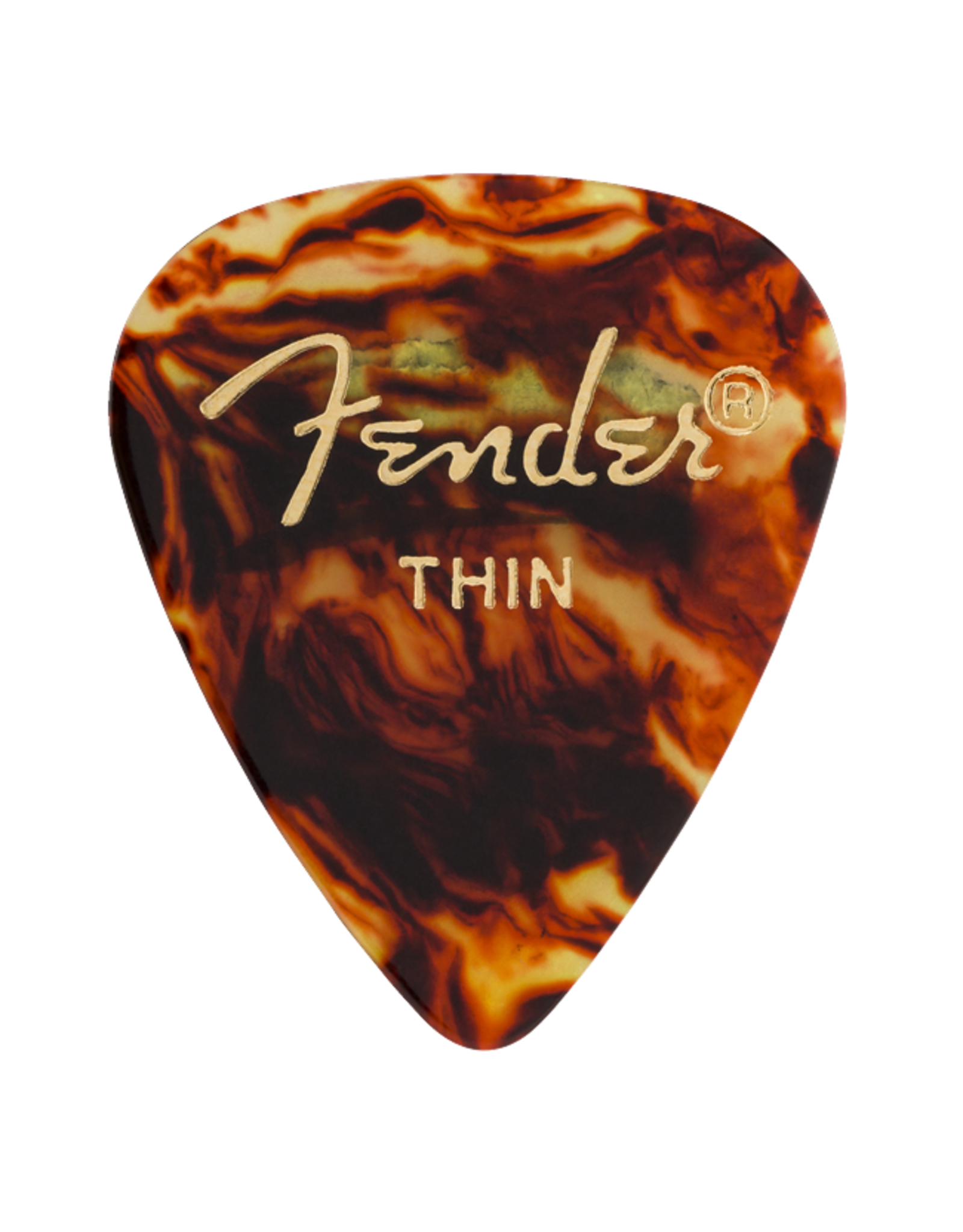Fender Fender Classic Celluloid, Tortoise Shell, 351 Shape, Thin, 12 Count
