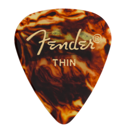 Fender Fender Classic Celluloid, Tortoise Shell, 351 Shape, Thin, 12 Count