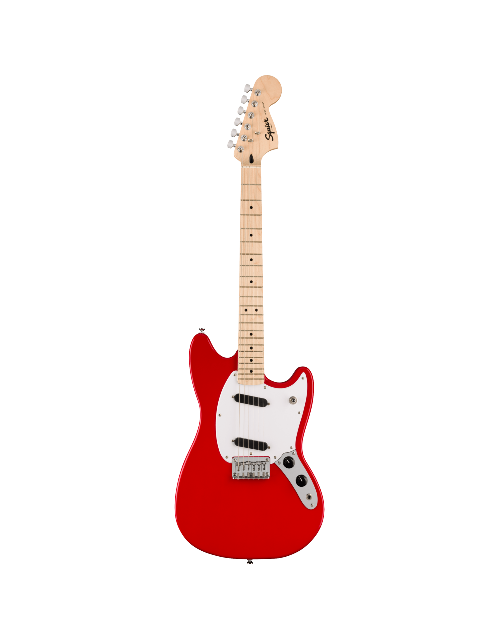 Squier Squier Sonic Mustang, White Pickguard, Torino Red