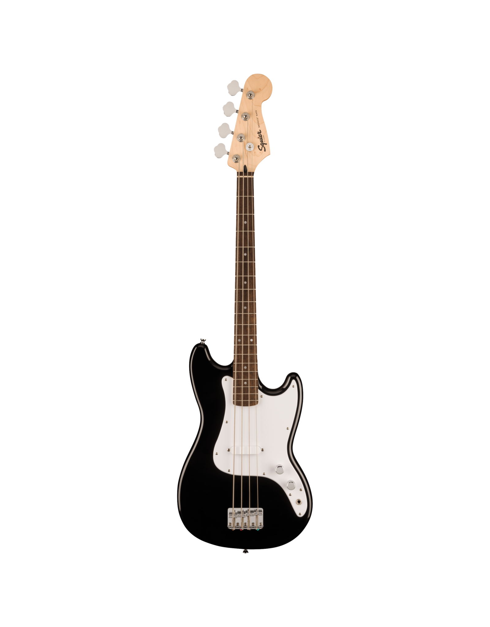Squier Squier Sonic Bronco Bass, White Pickguard, Black