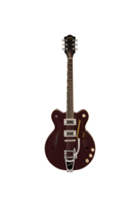 Gretsch Gretsch G2604T Limited Edition Streamliner Rally II Center Block with Bigsby, Two-Tone Oxblood/Walnut Stain