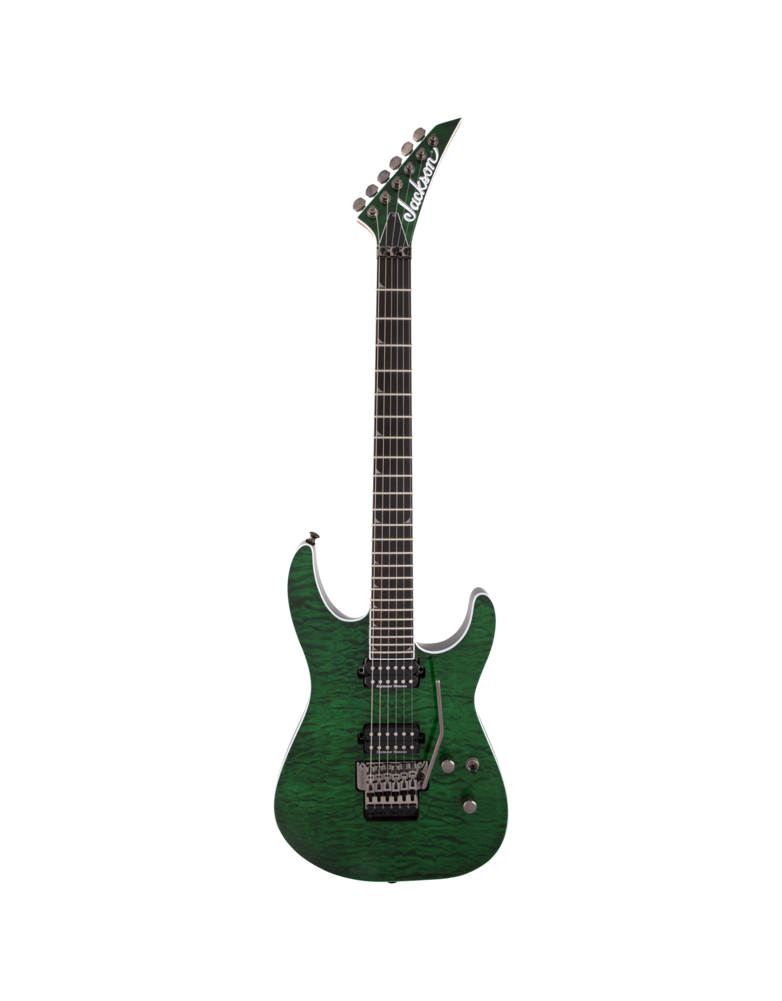 Jackson Jackson Pro Series Soloist SL2Q MAH, Transparent Green - Open Box