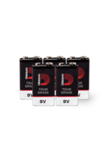 D'Addario D'Addario 9V Battery, 5-pack