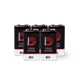 D'Addario D'Addario 9V Battery, 5-pack