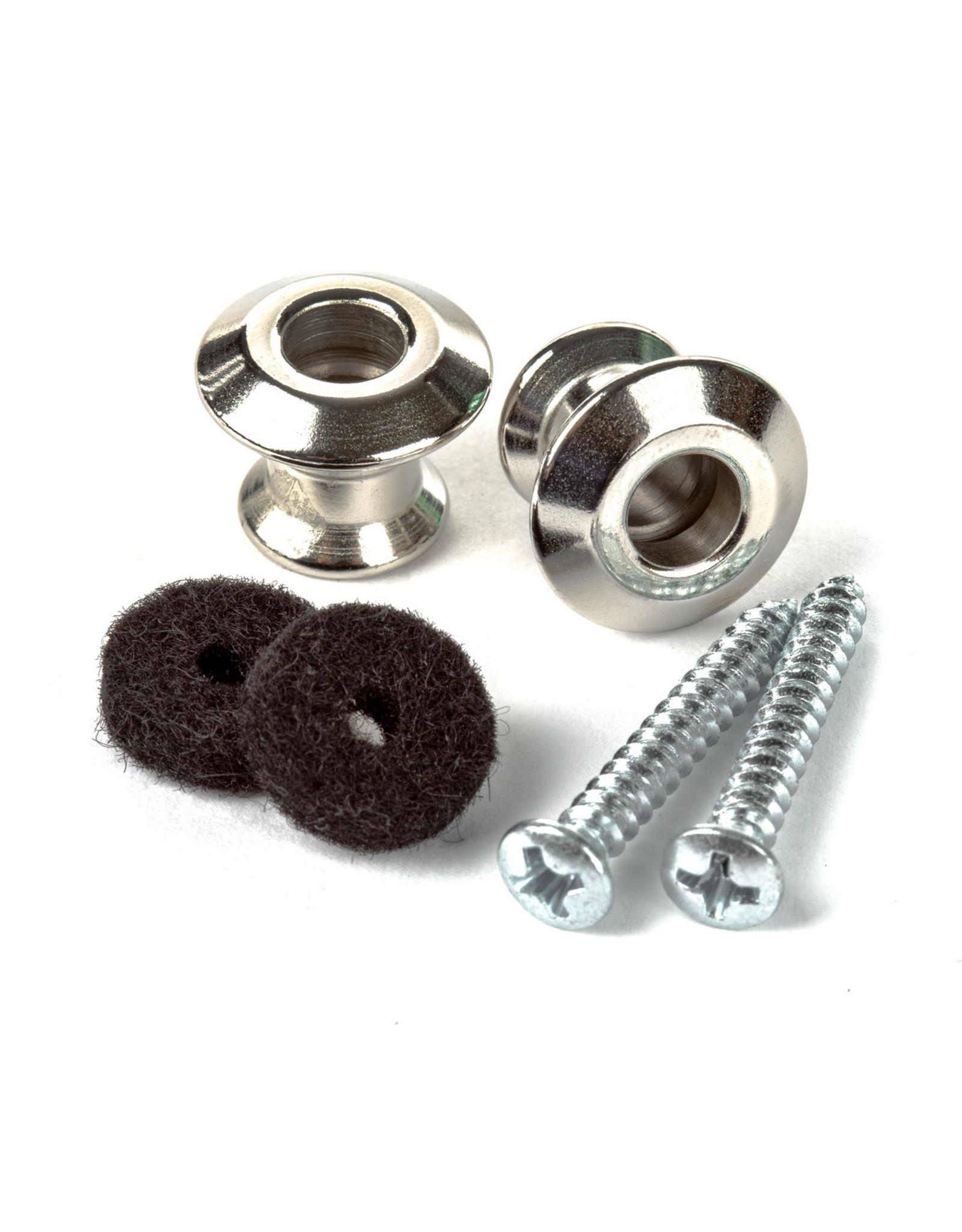 Dunlop Dunlop Straplok Dual Design Strap Button Set - Nickel