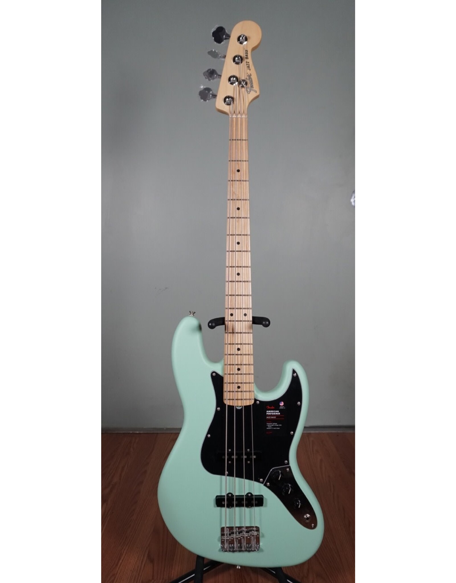 Fender American Performer Jazz Bass, Maple Fingerboard, Satin Surf