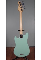 Fender Fender American Performer Mustang Bass, Satin Surf Green w/ Deluxe Gig Bag