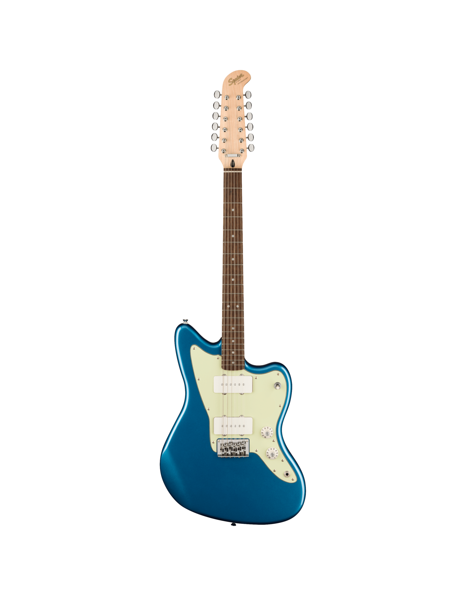 Squier Squier Paranormal Jazzmaster XII, Mint Pickguard, Lake Placid Blue