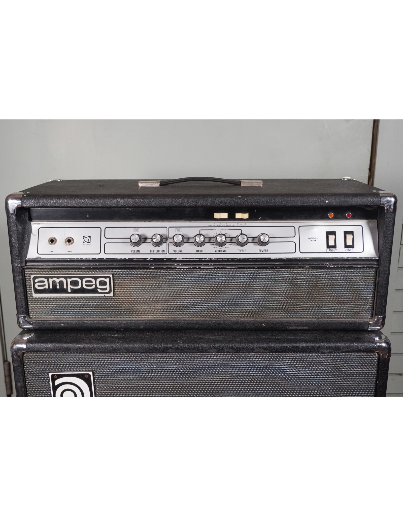 1970s Ampeg V4 w/ Matching 412 Cabinet Used