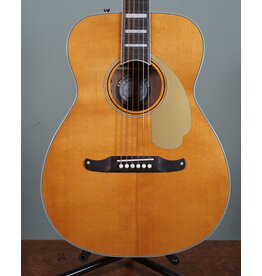Fender Fender California Series Malibu Vintage, Gold Pickguard, Aged Natural w/ Vintage Style HSC