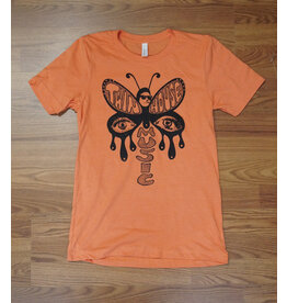 Twin House Music Twin House Music Butterfly Shirt, Heather Orange