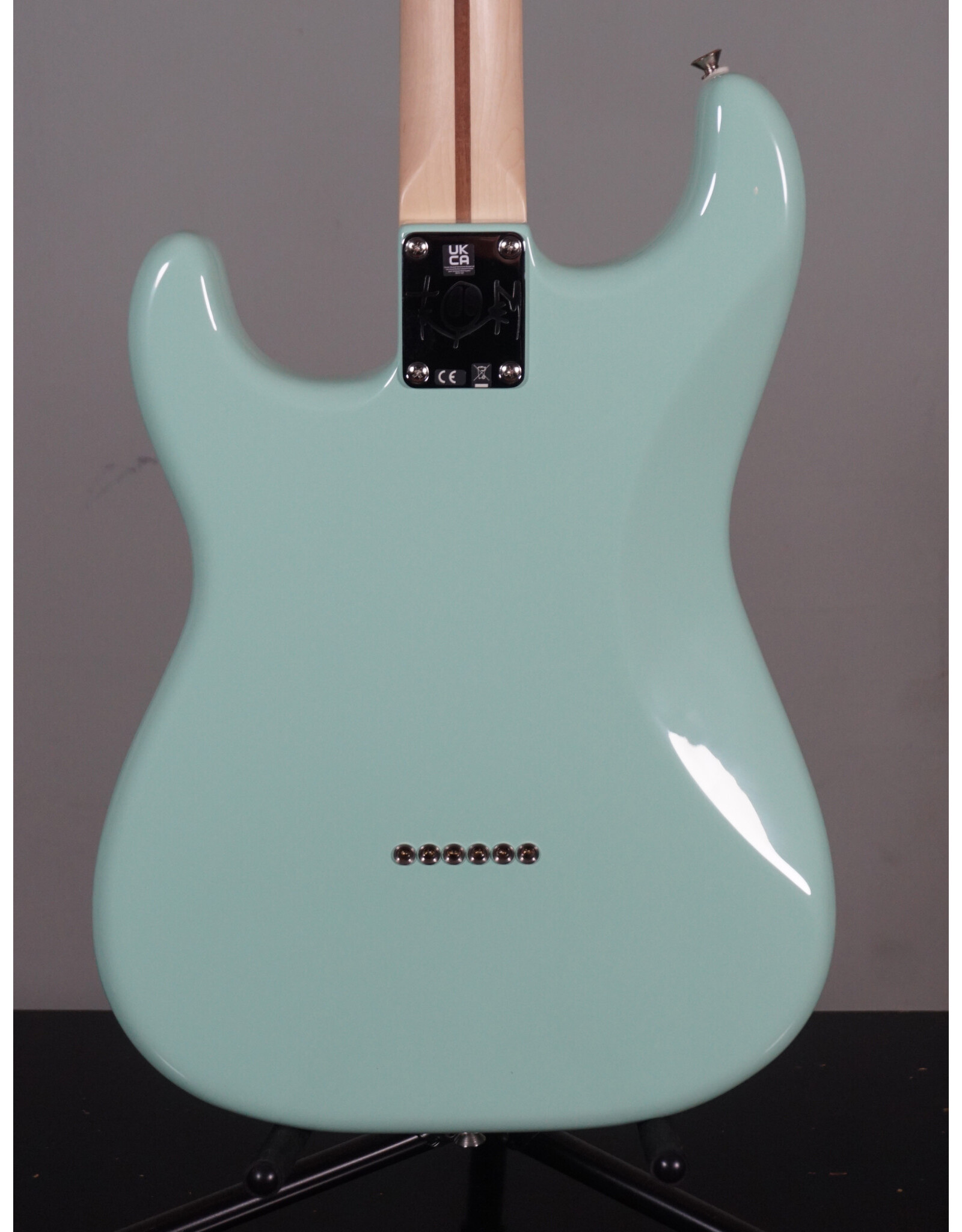 Fender Fender Tom DeLonge Stratocaster, Surf Green w/ Deluxe Gig Bag - Open Box